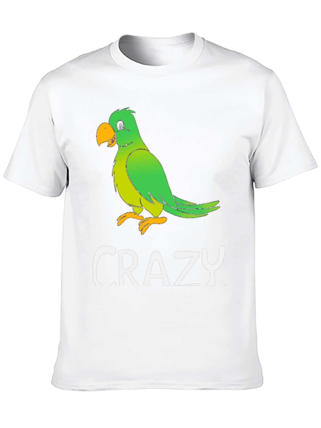 Crazy Parrot Graphic T-Shirt - Mens