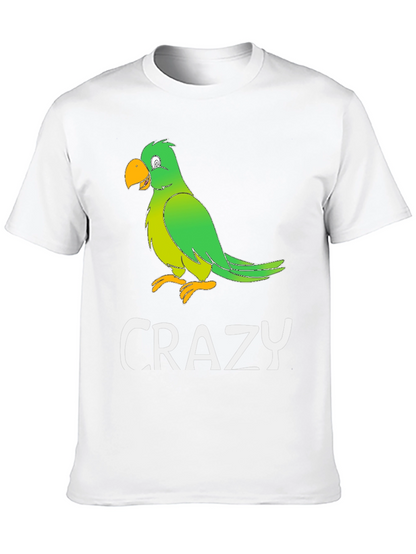 Crazy Parrot Graphic T-Shirt - Mens