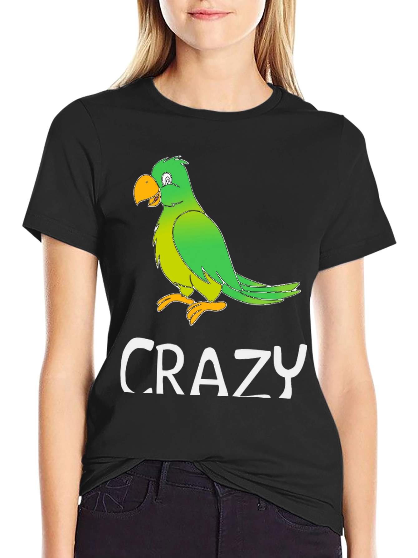Crazy Parrot Graphic T-Shirt - Mens