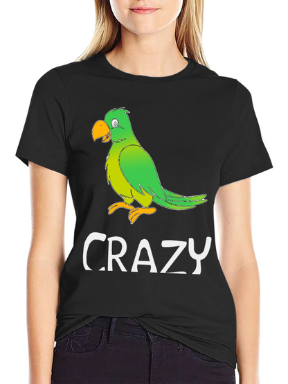 Crazy Parrot Graphic T-Shirt - Mens