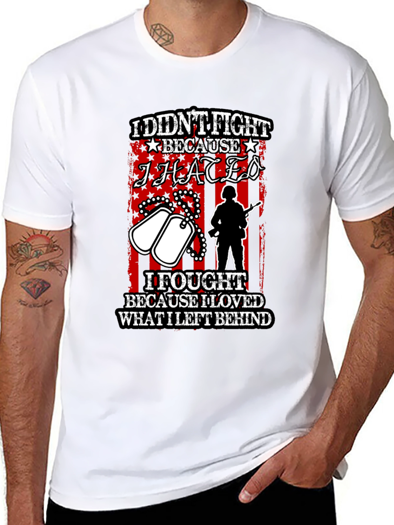 Patriotic I Fought Because I Loved T-Shirt