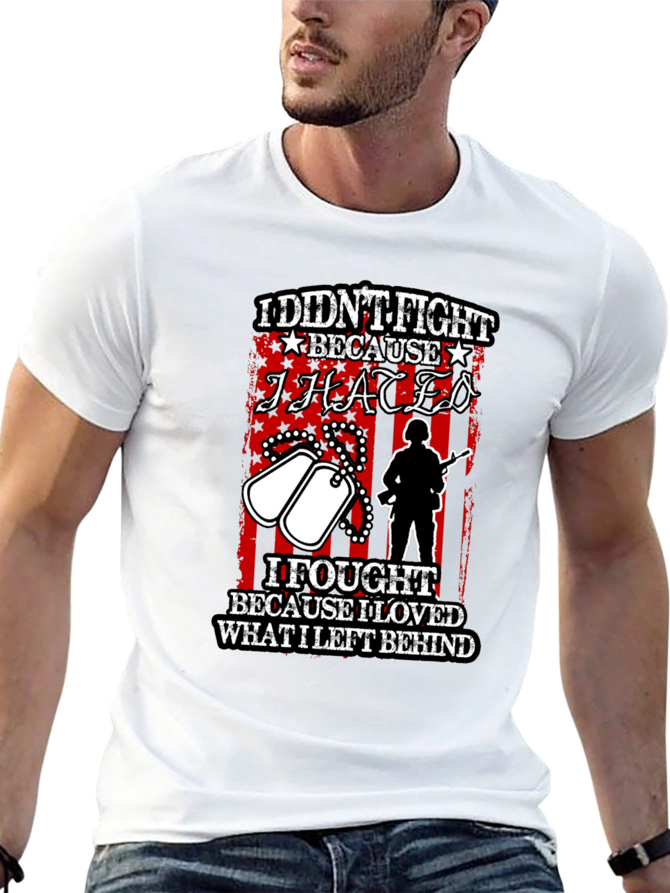 Patriotic I Fought Because I Loved T-Shirt