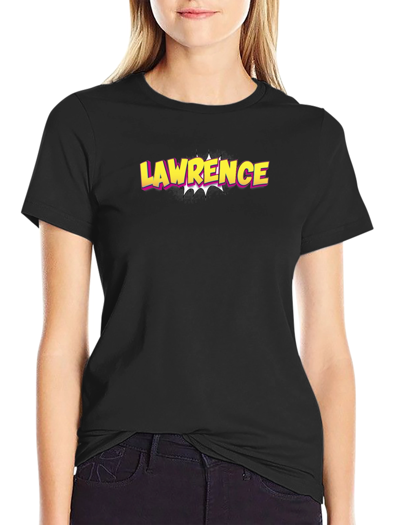 Lawrence Graphic Black T-Shirt