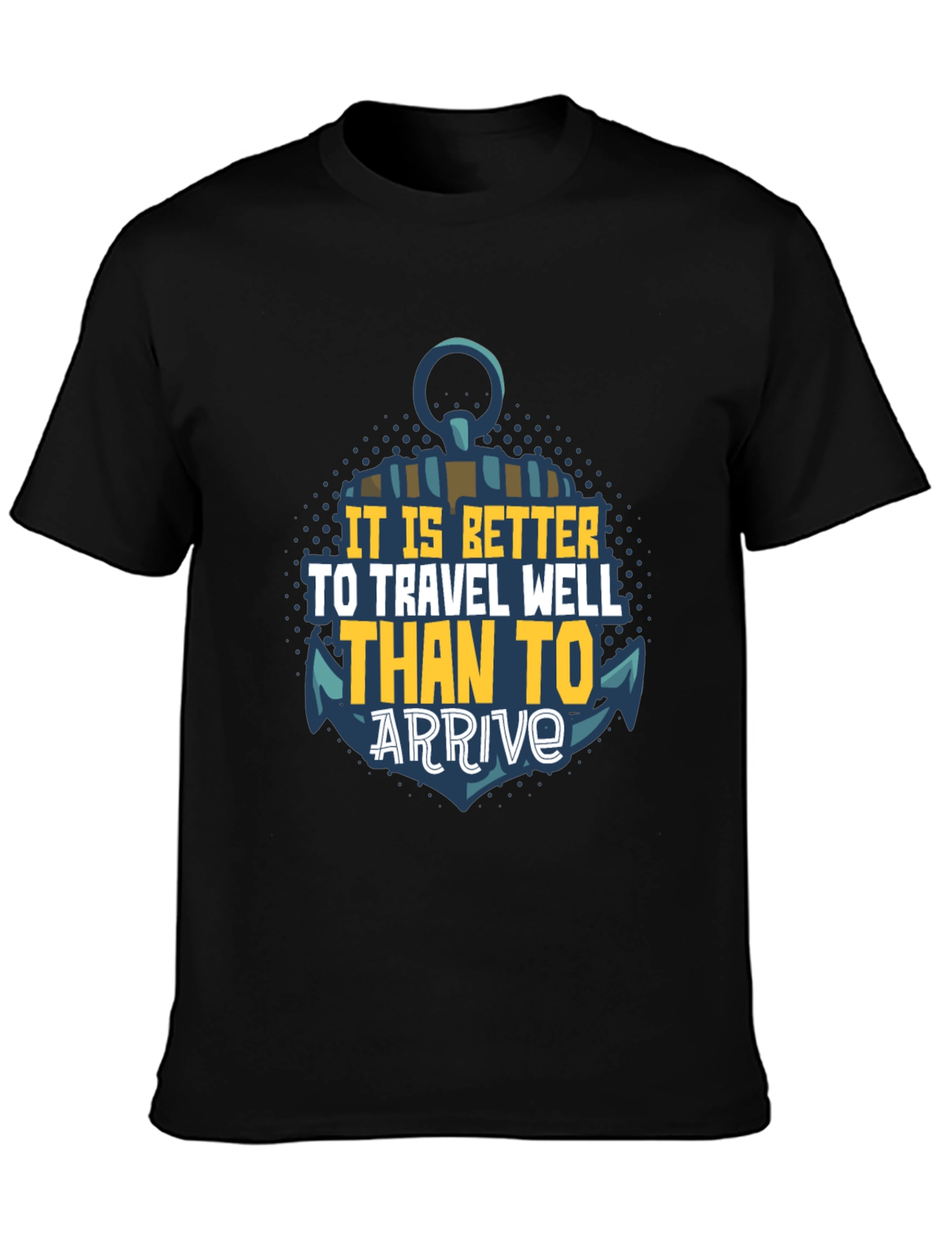 Travel Well Anchor Graphic T-Shirt