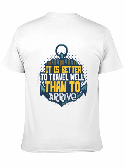 Travel Well Anchor Graphic T-Shirt