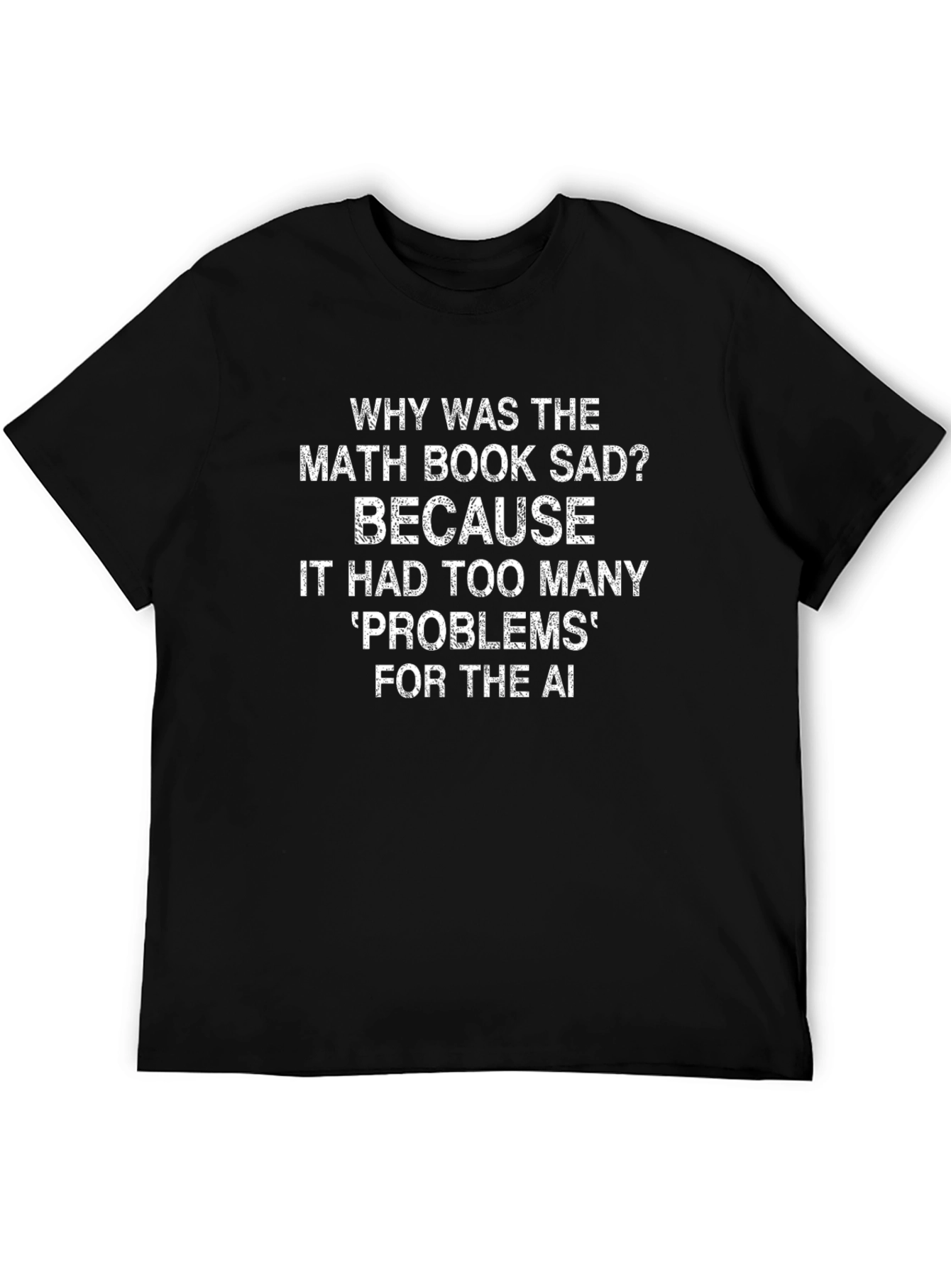 Math Book Sad Joke T-Shirt