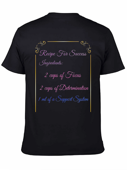 Recipe for Success Black T-Shirt