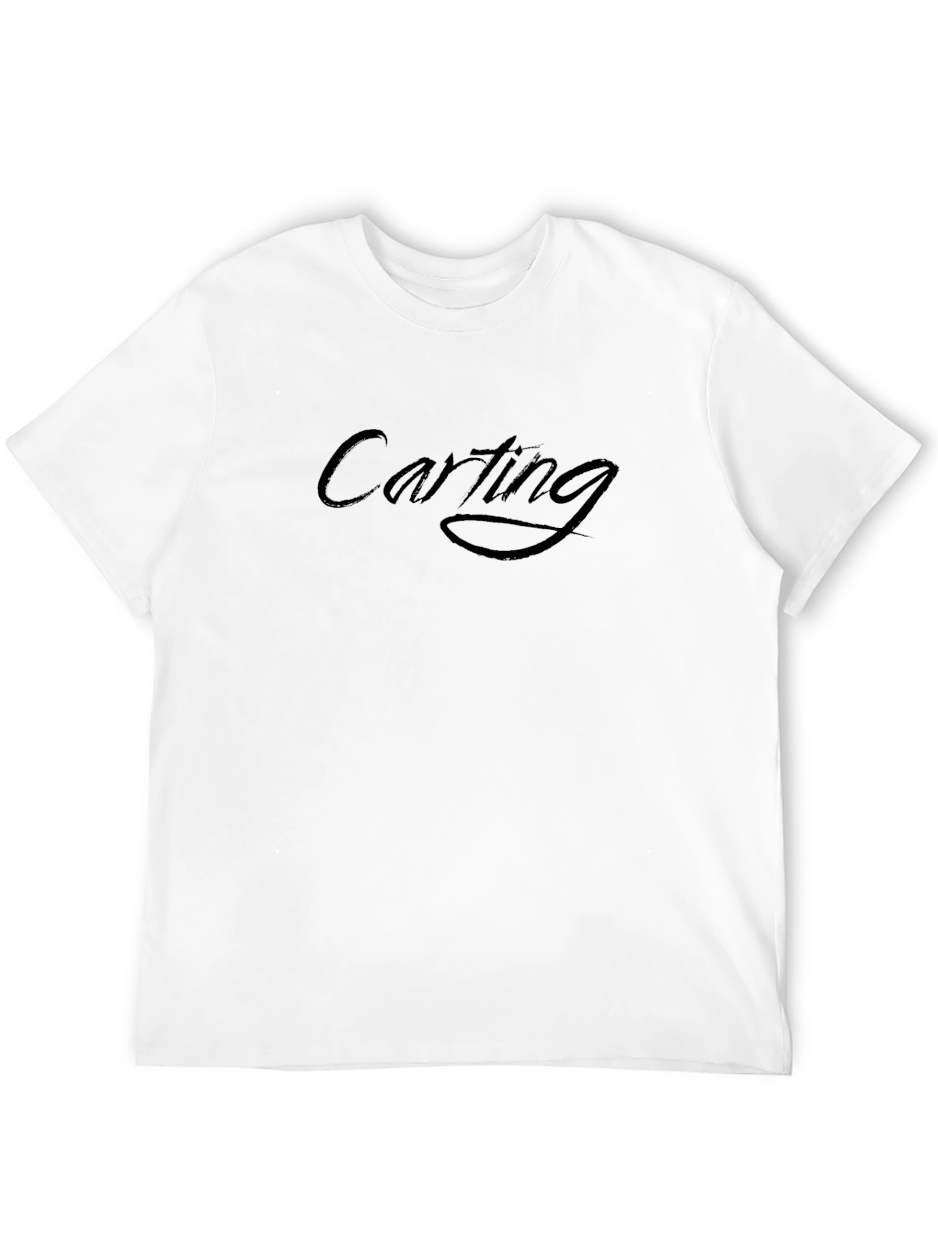 Carting Black Tee - Stylish and Comfortable!