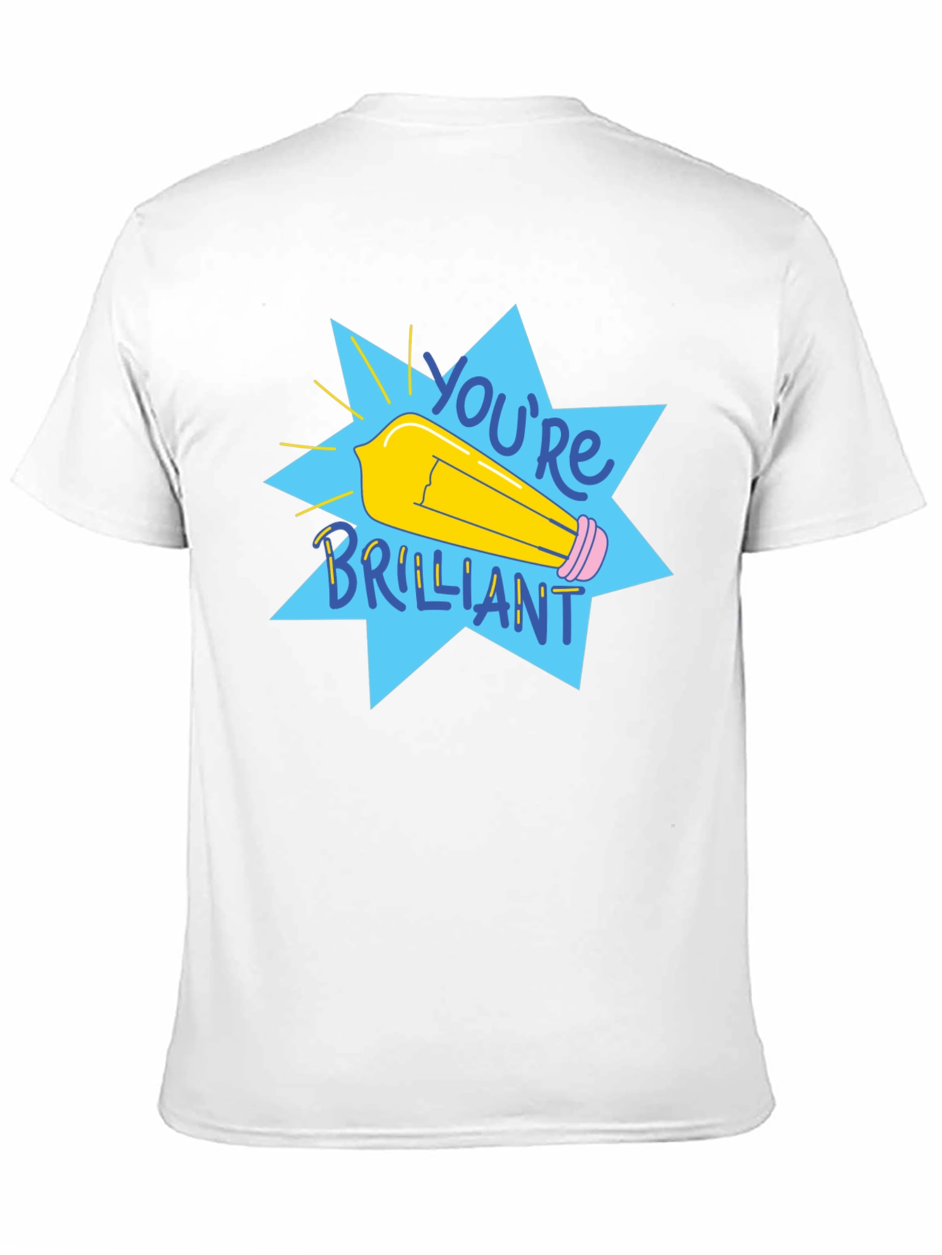 Youre Brilliant Graphic Tee - Black Cotton T-Shirt