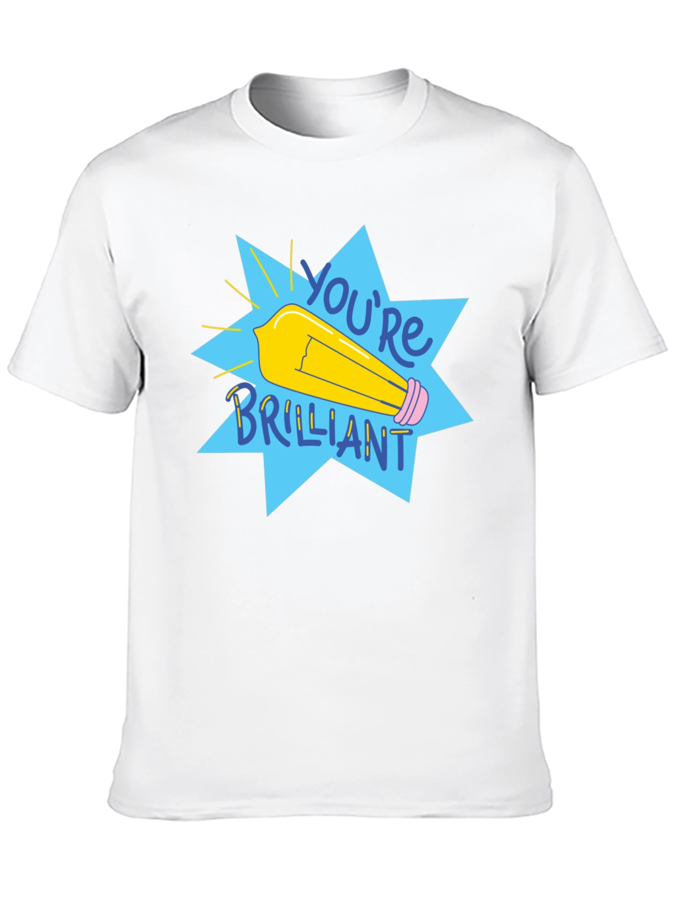 Youre Brilliant Graphic Tee - Black Cotton T-Shirt