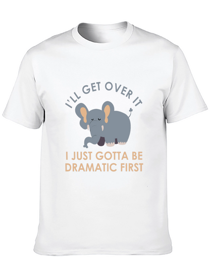 Funny Elephant Graphic Tee - Dramatic First