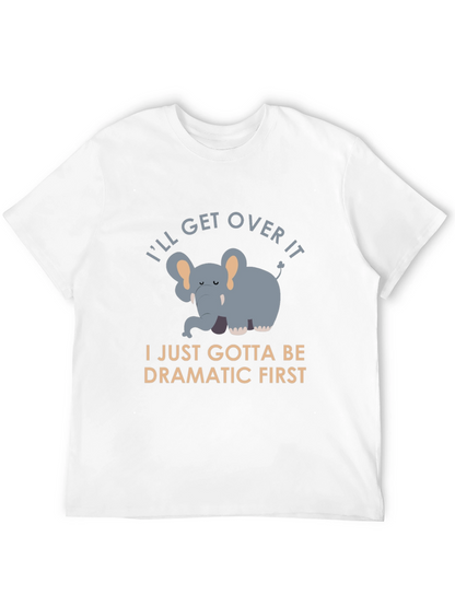 Funny Elephant Graphic Tee - Dramatic First