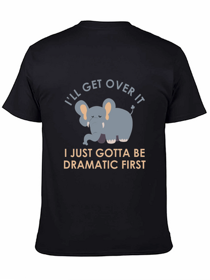 Funny Elephant Graphic Tee - Dramatic First