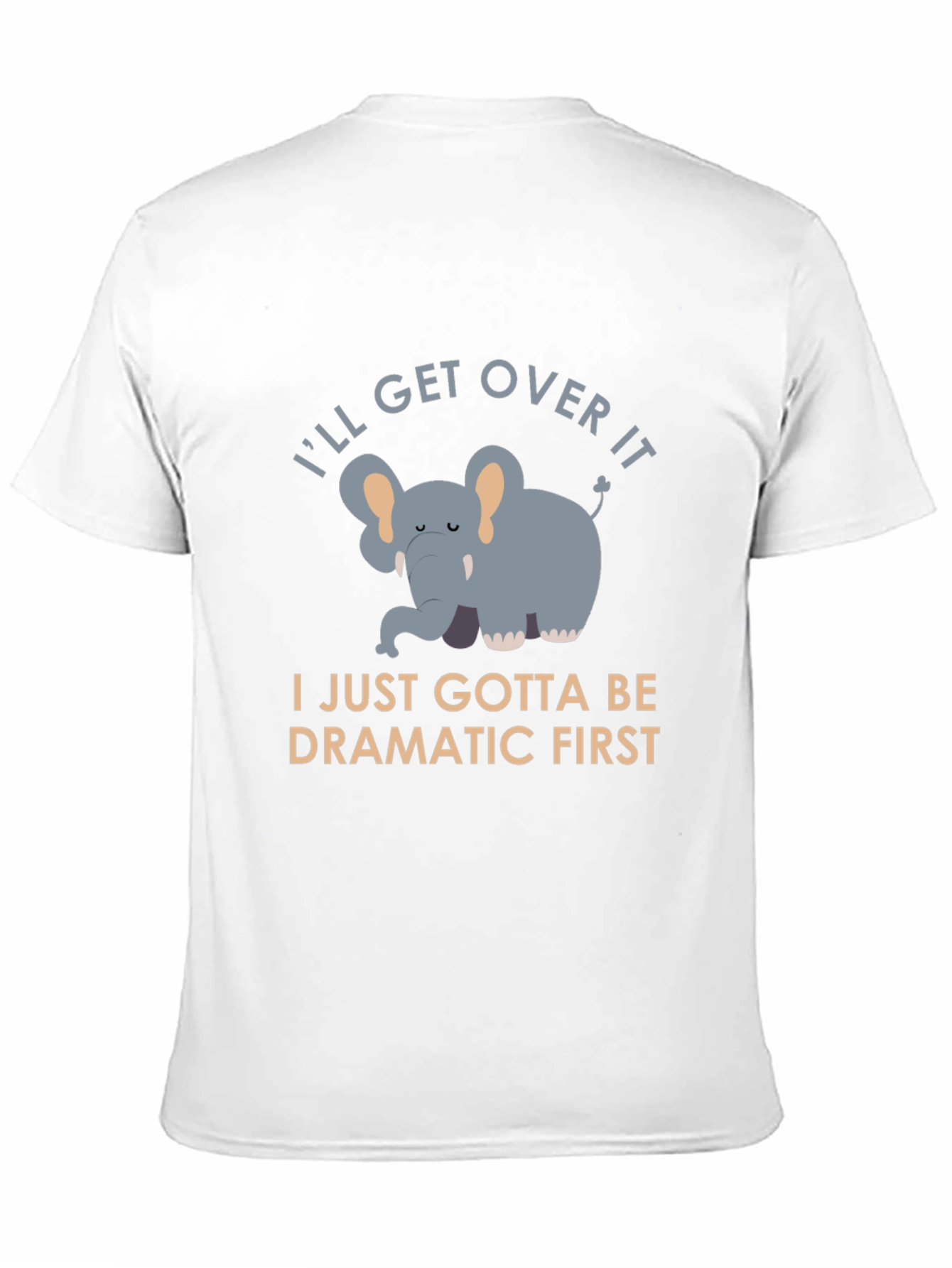 Funny Elephant Graphic Tee - Dramatic First