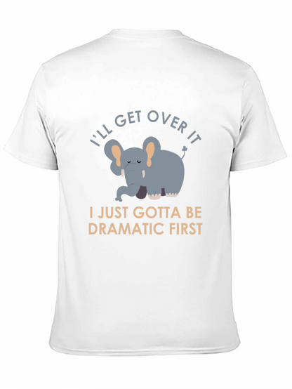 Funny Elephant Graphic Tee - Dramatic First