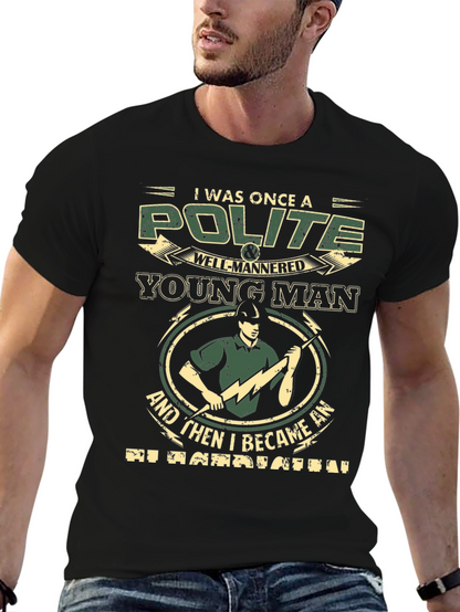 Polite Young Man T-Shirt - Novelty Occupation Tee