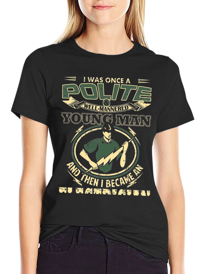 Polite Young Man T-Shirt - Novelty Occupation Tee