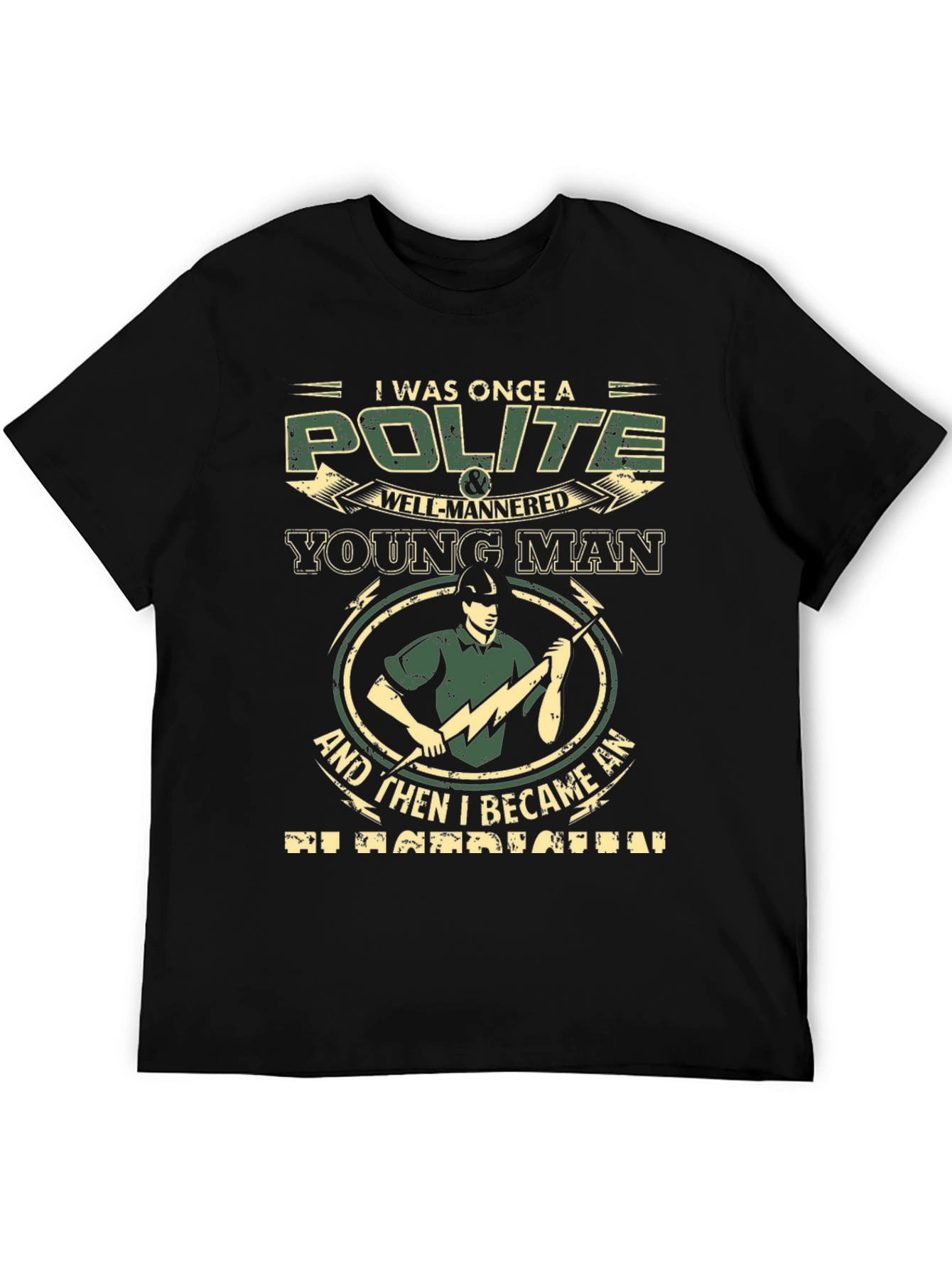 Polite Young Man T-Shirt - Novelty Occupation Tee