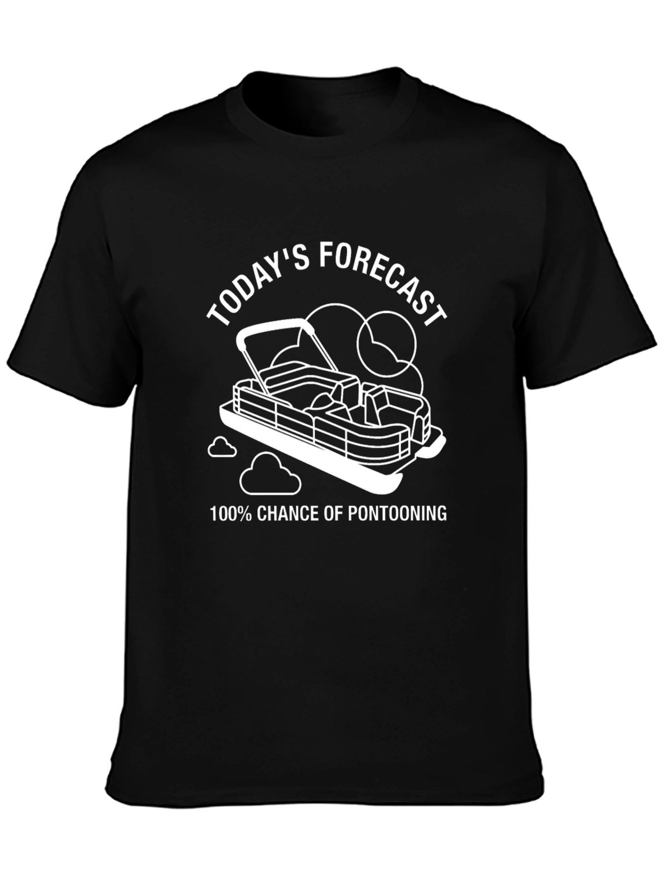 Pontooning Forecast Graphic Tee - Boating Life
