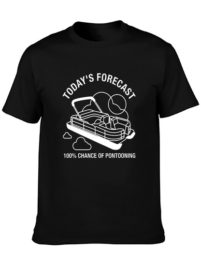 Pontooning Forecast Graphic Tee - Boating Life