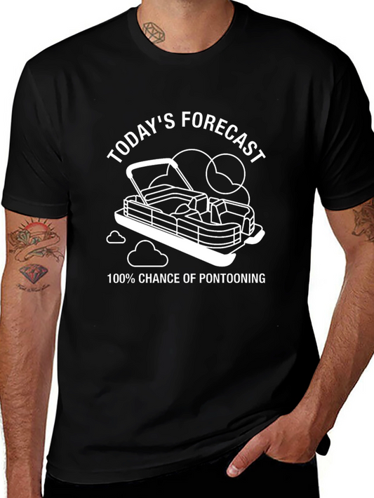 Pontooning Forecast Graphic Tee - Boating Life