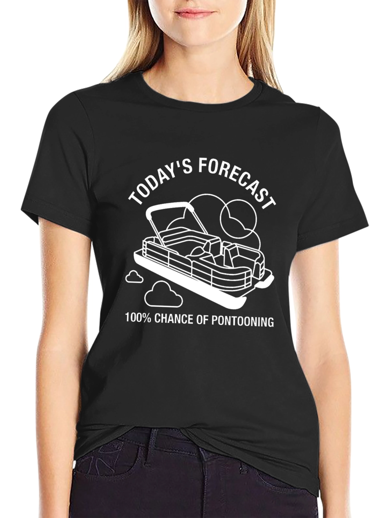 Pontooning Forecast Graphic Tee - Boating Life