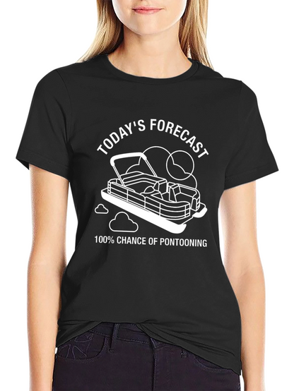 Pontooning Forecast Graphic Tee - Boating Life