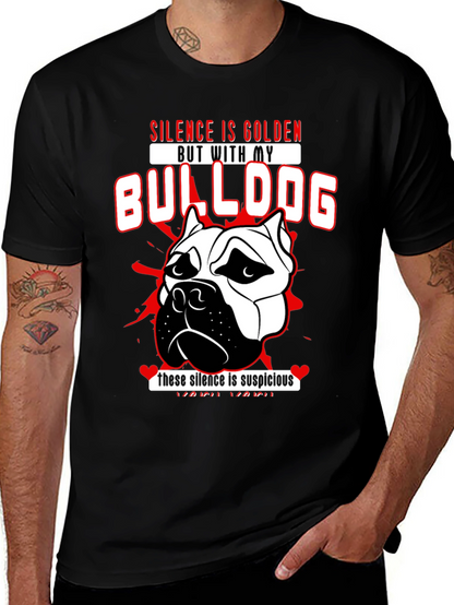 Silence is Golden Bulldog T-Shirt