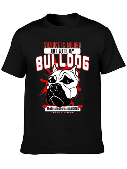 Silence is Golden Bulldog T-Shirt