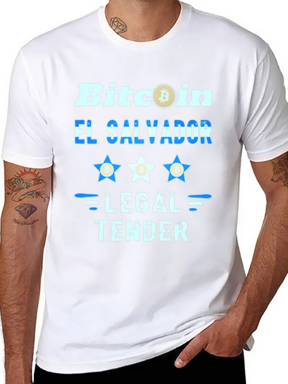 Bitcoin El Salvador Legal Tender Graphic Tee