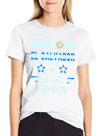 Bitcoin El Salvador Legal Tender Graphic Tee