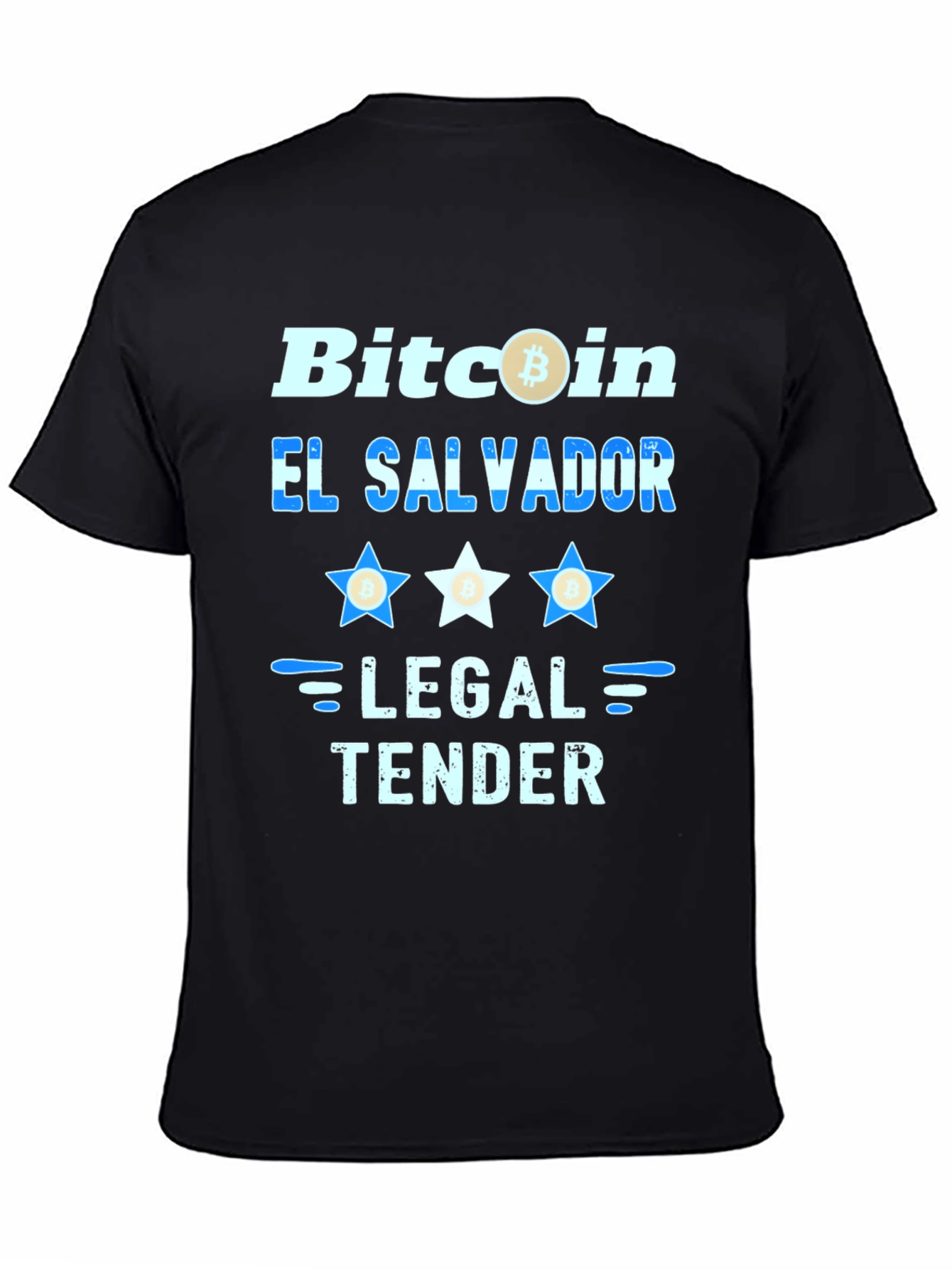 Bitcoin El Salvador Legal Tender Graphic Tee