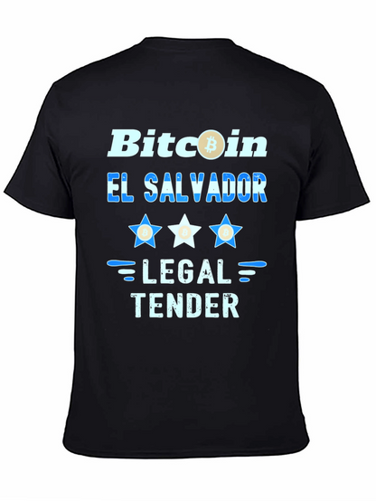 Bitcoin El Salvador Legal Tender Graphic Tee