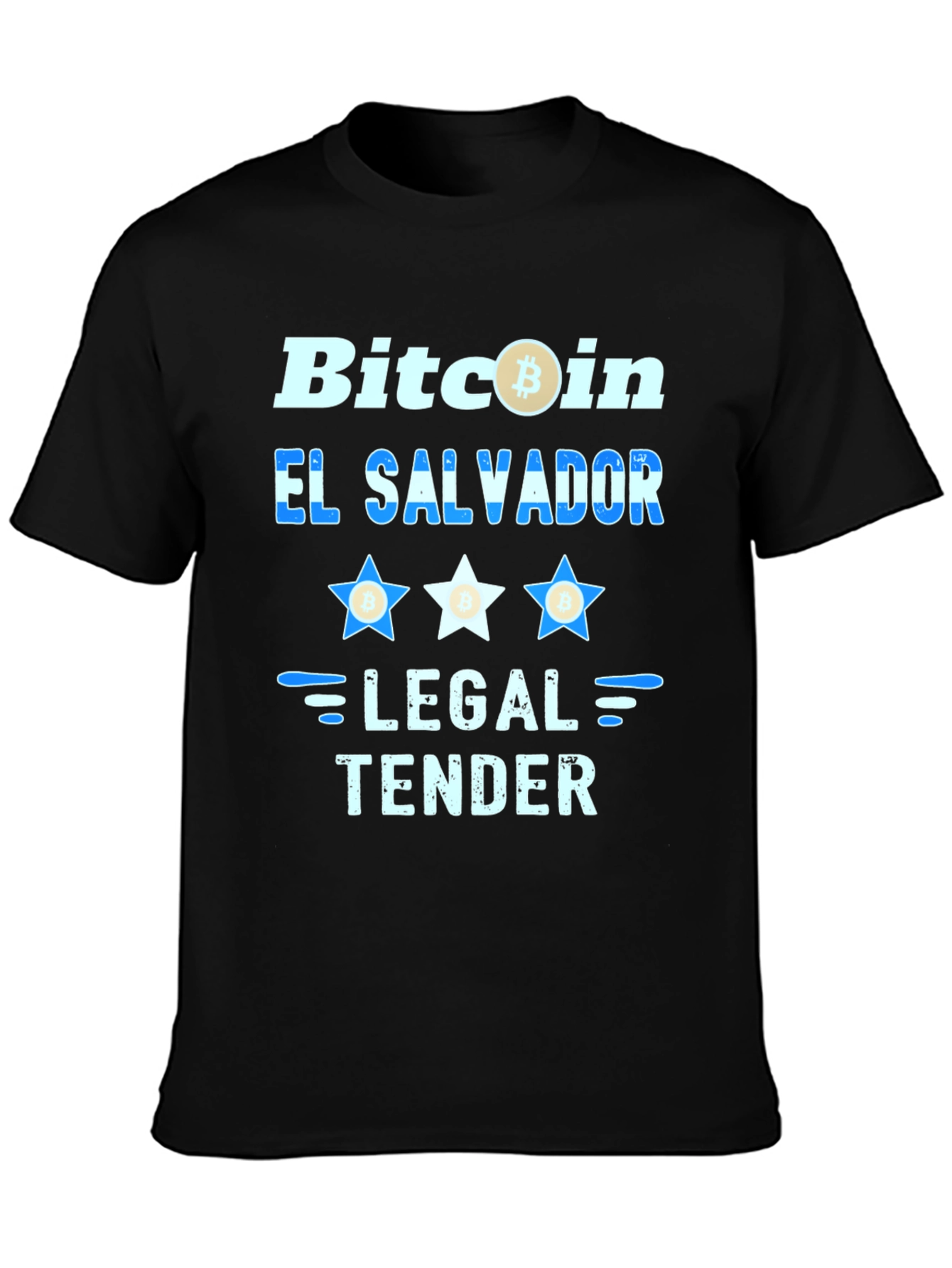 Bitcoin El Salvador Legal Tender Graphic Tee