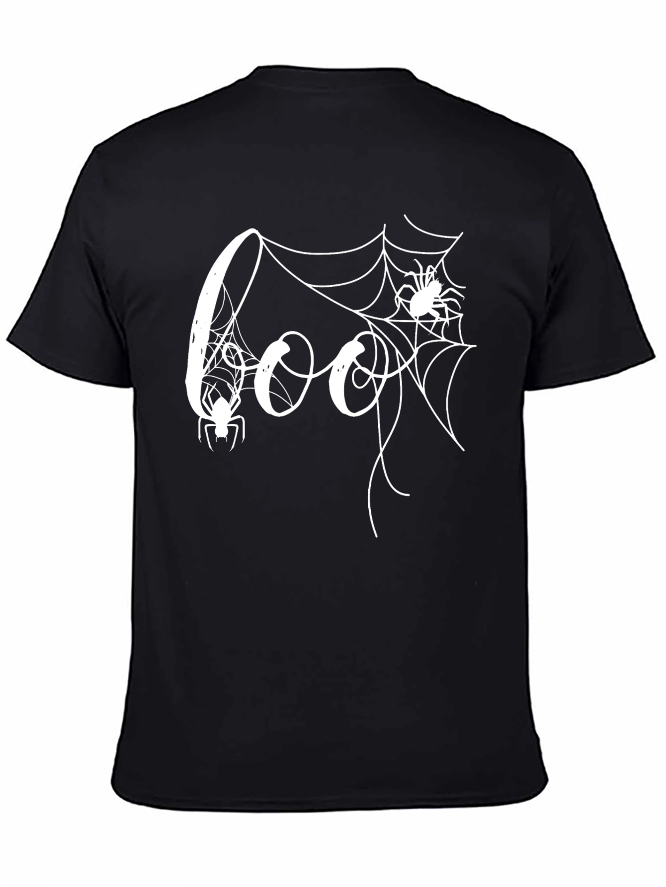 Spooky Spider Boo Graphic Tee - Halloween T-Shirt