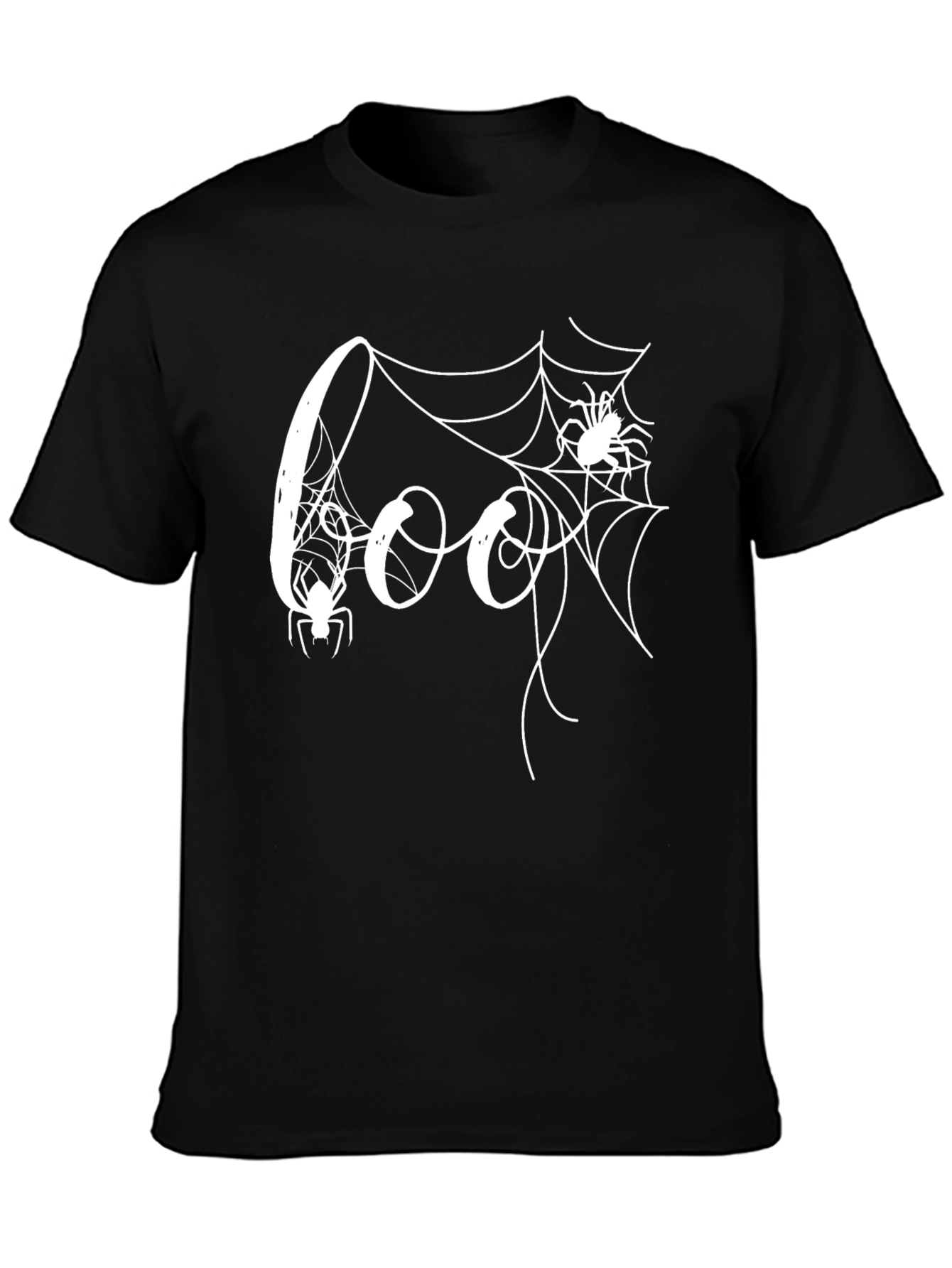 Spooky Spider Boo Graphic Tee - Halloween T-Shirt