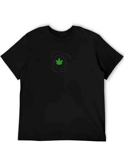 Unique Graphic Tee - Cool Design Black T-Shirt