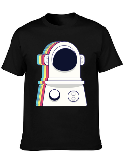 Retro Spaceman Graphic Tee - Trendy Astronaut T-Shirt