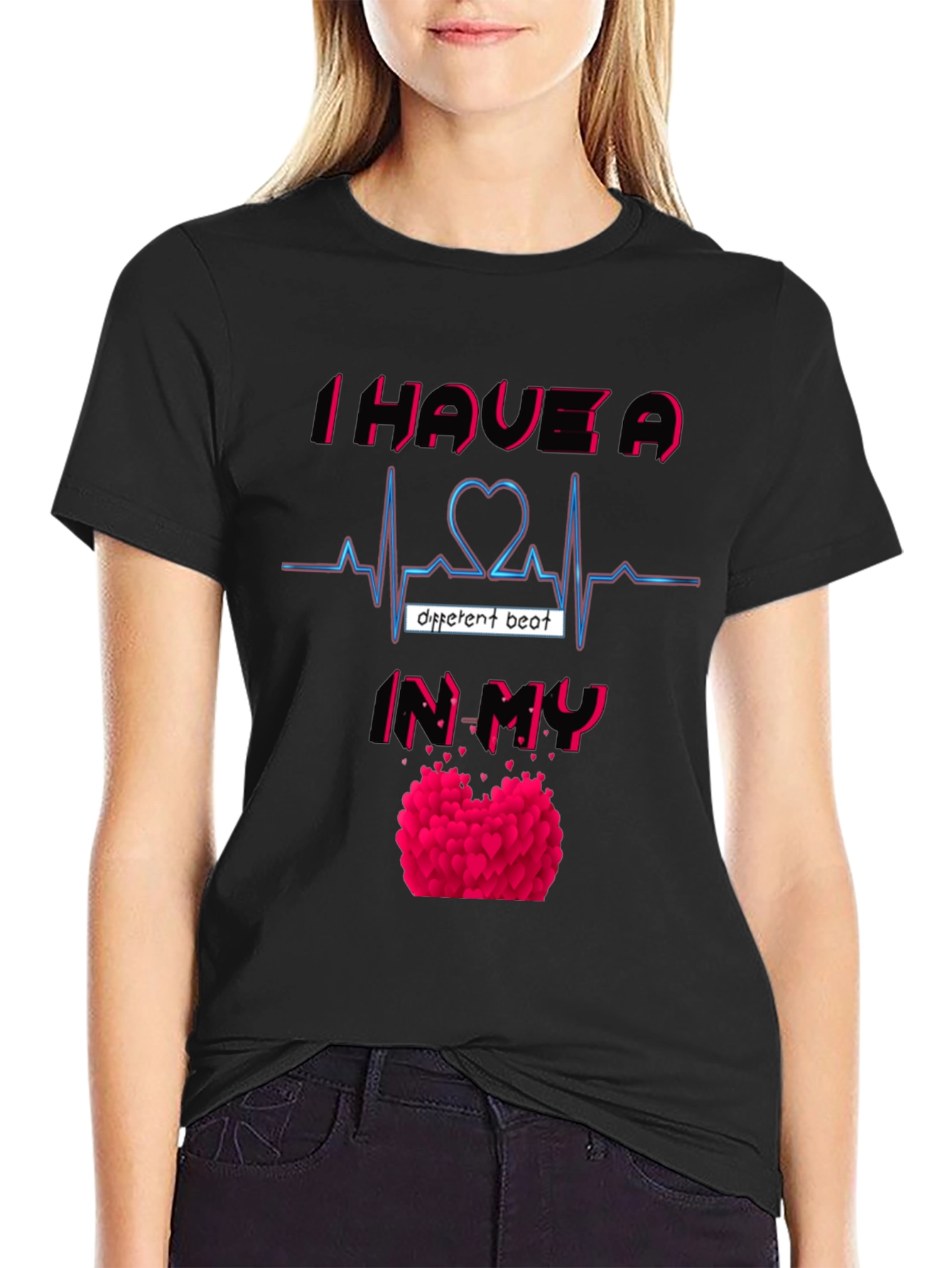 Heartbeat Graphic Tee - Different Beat