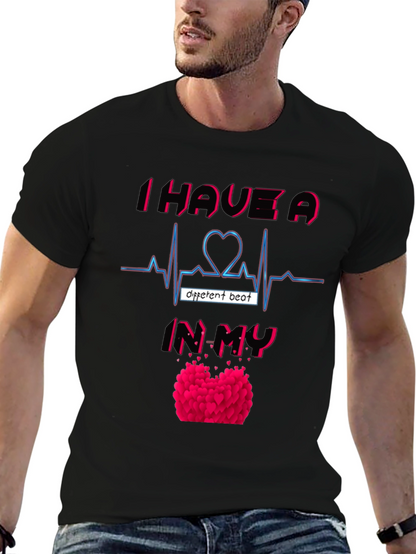 Heartbeat Graphic Tee - Different Beat