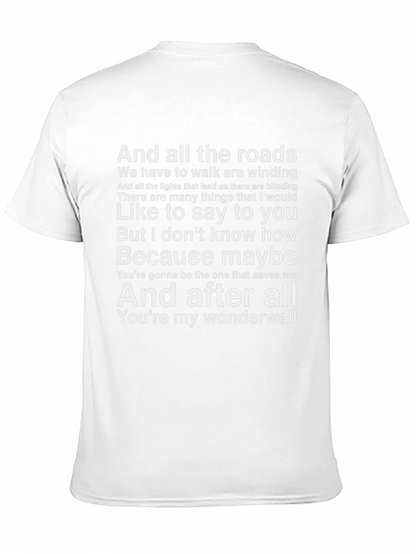 Wonderwall Lyric T-Shirt