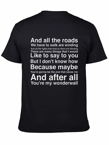 Wonderwall Lyric T-Shirt