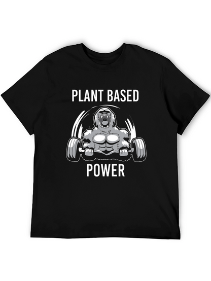 Plant Based Power T-Shirt - Vegan Gorilla Gym