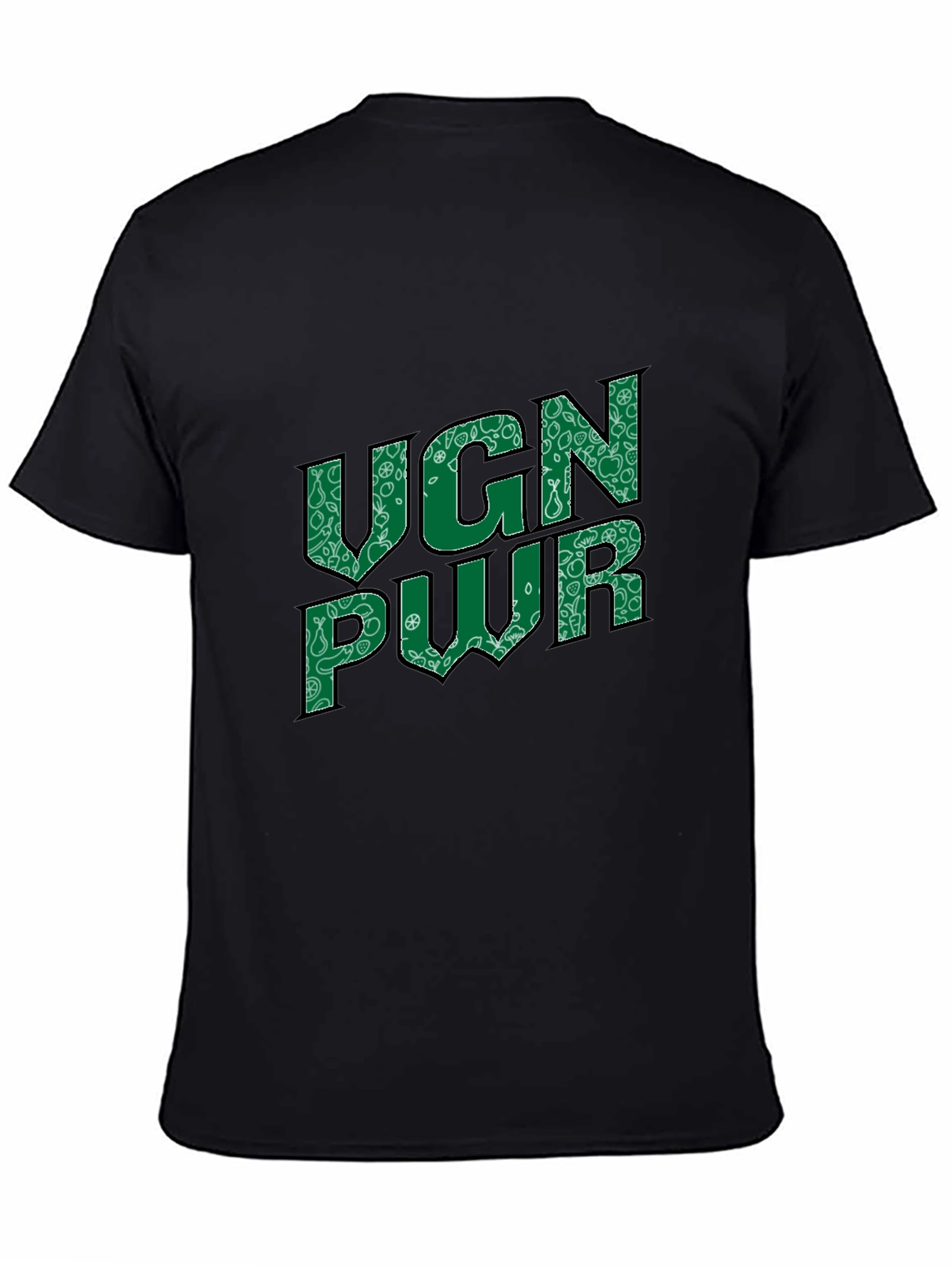 VGN PWR Graphic Print Crew Neck Tee