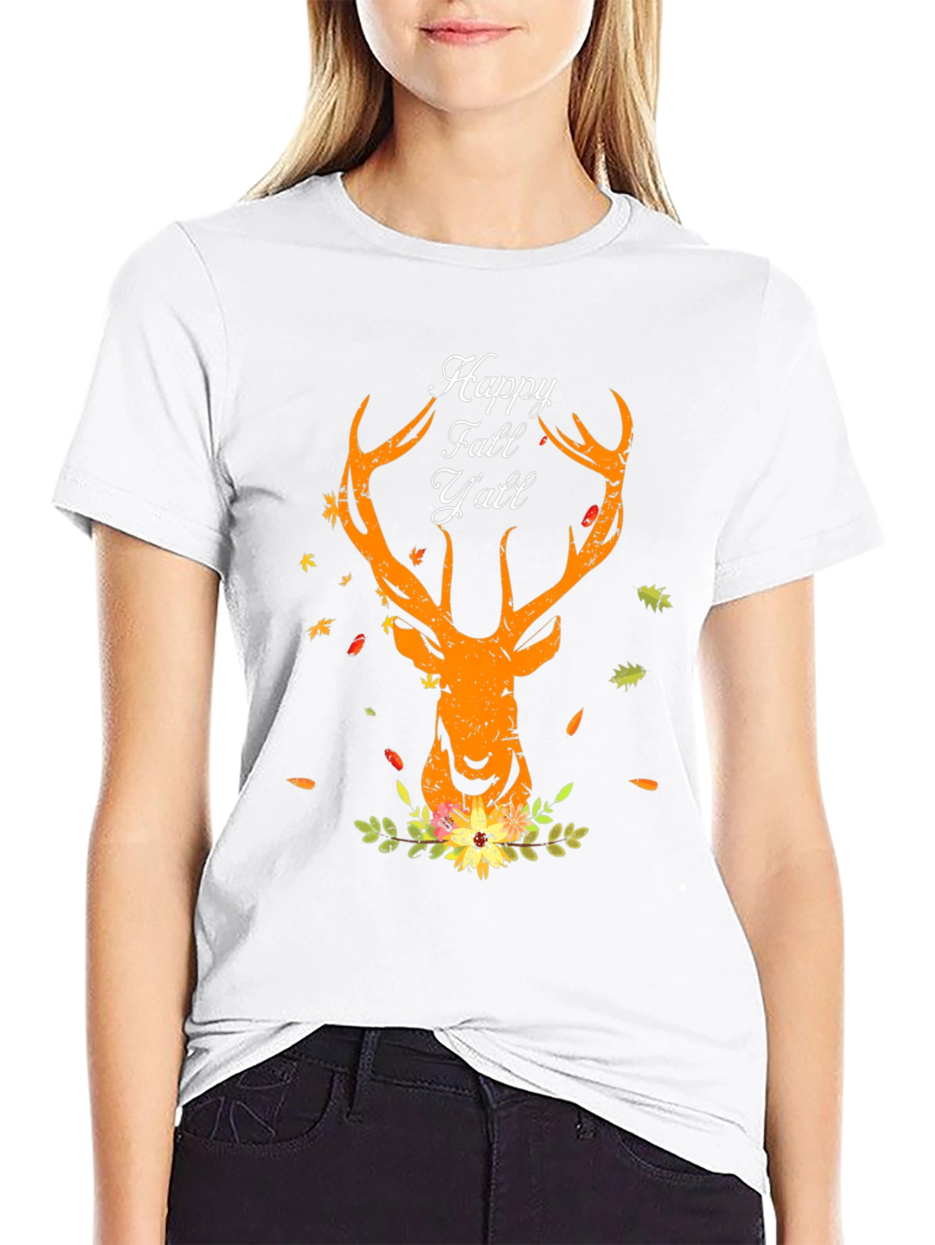 Happy Fall Yall Deer T-Shirt