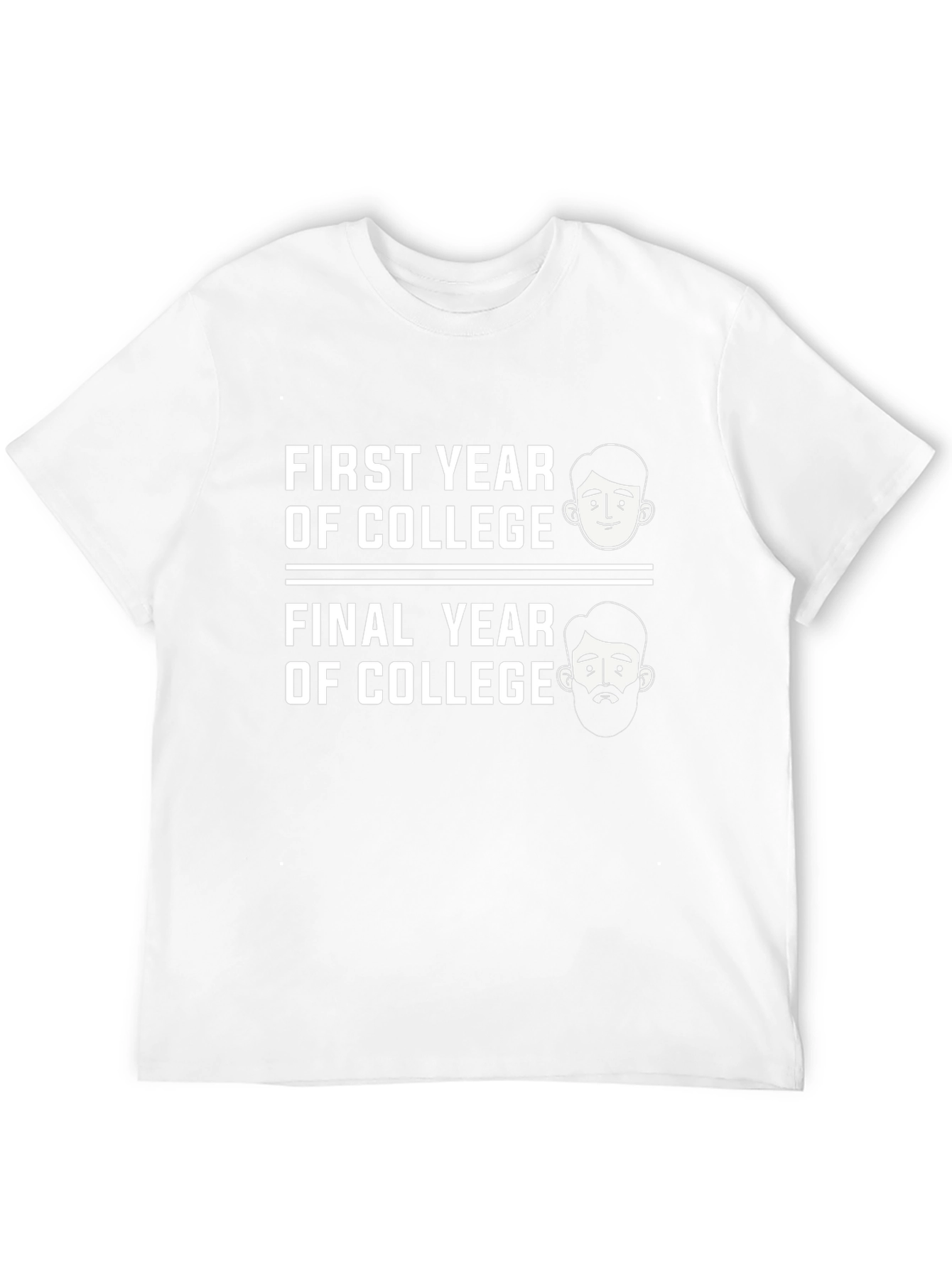Funny College Years Graphic T-Shirt