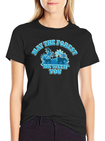 May the Forest Be With You Graphic T-Shirt
