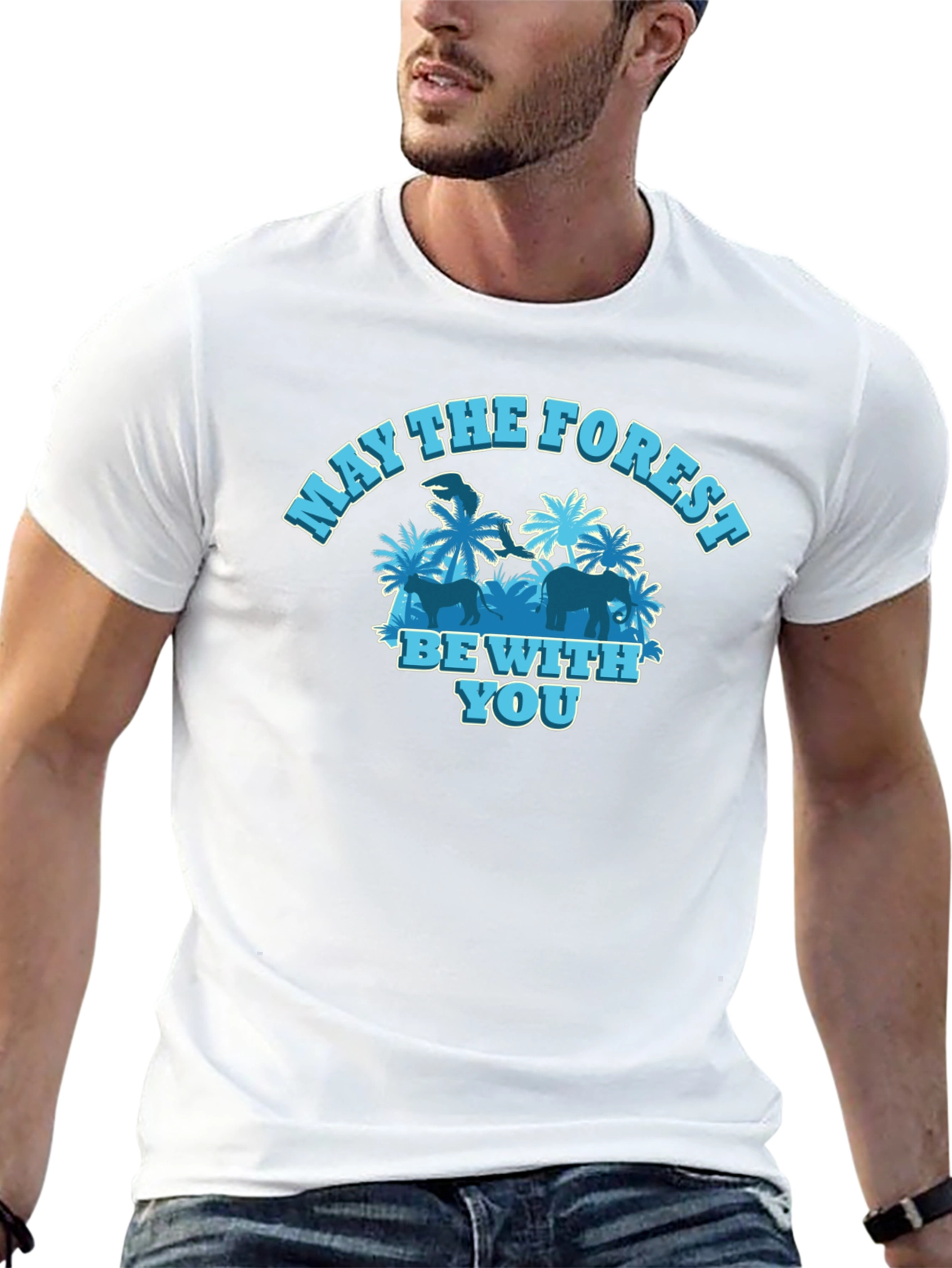 May the Forest Be With You Graphic T-Shirt