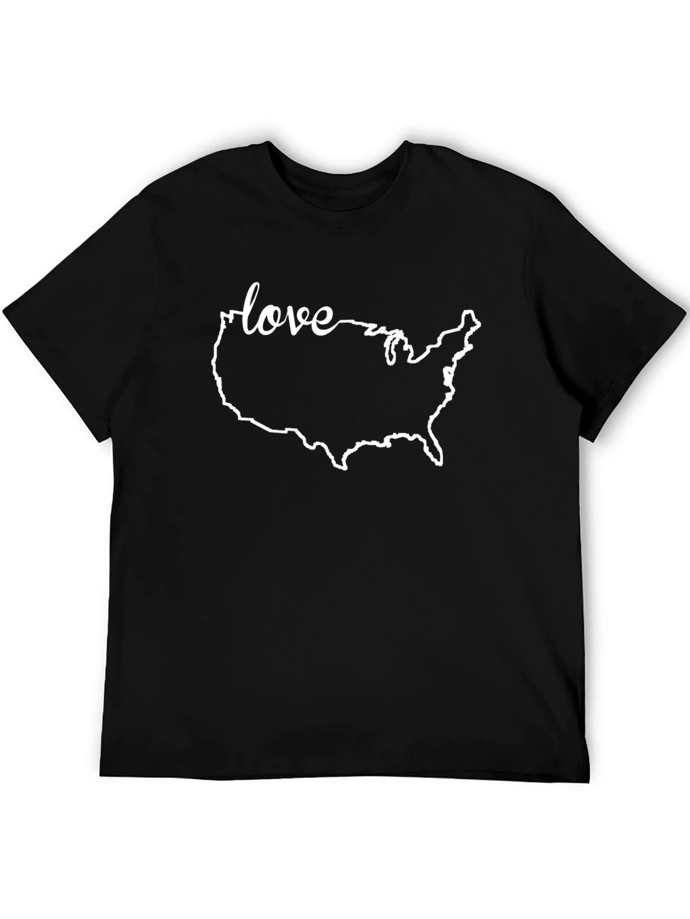 Love USA Graphic T-Shirt - Patriotic Pride