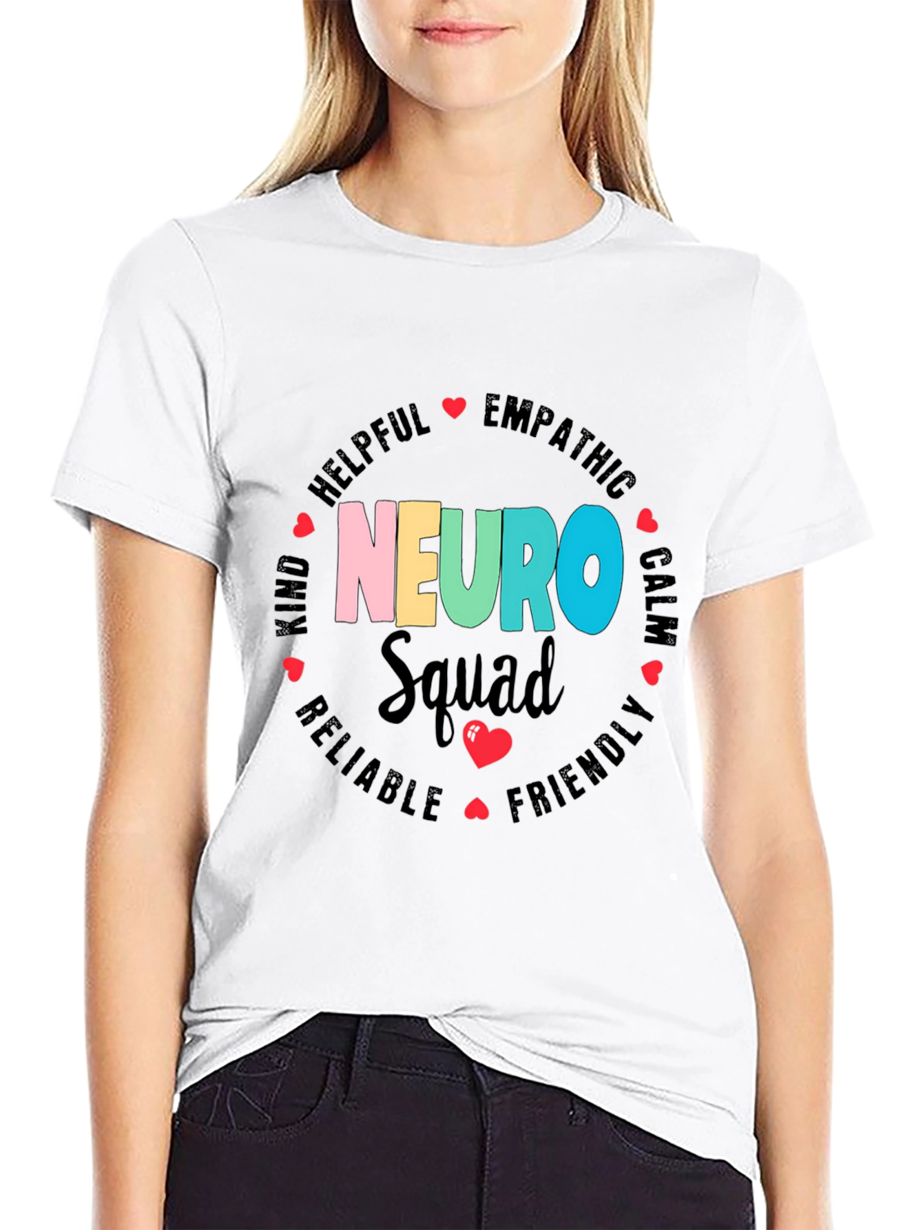 Neuro Squad T-Shirt - Empathetic Kind & Helpful